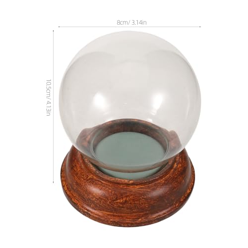 Bola de nieve vacías de 80 mm transparente con kit de accesorios 3