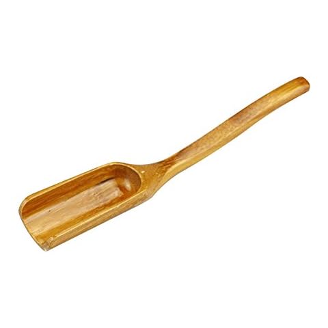 Fablcrew 1 Stück Teelöffel aus Bambus, japanisches Holz Cover