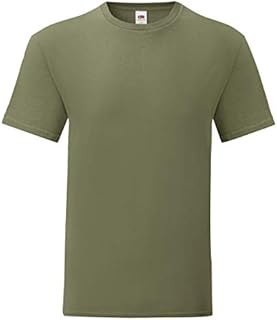 Fruit of the Loom Mens Iconic T Shirt (L) (Classic Olive Green)