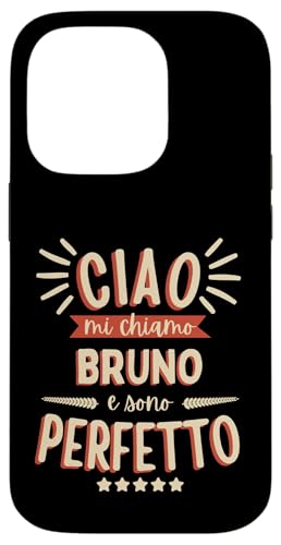 Bruno Idea Regalo Personalizzata Nome Divertente �X�}�z�P�[�X iPhone 14 Pro �p