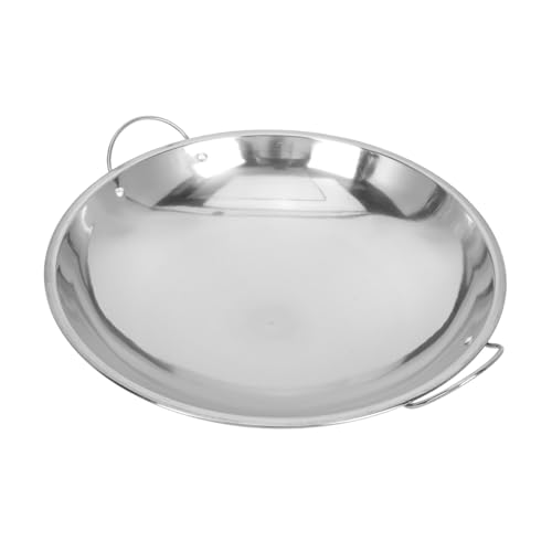 UTHCLO Olla Inoxidable con Doble Asa Resistente al Calor para Cocina para Hot Pot y Utensilios de Cocina para Regalo de Cumpleaños