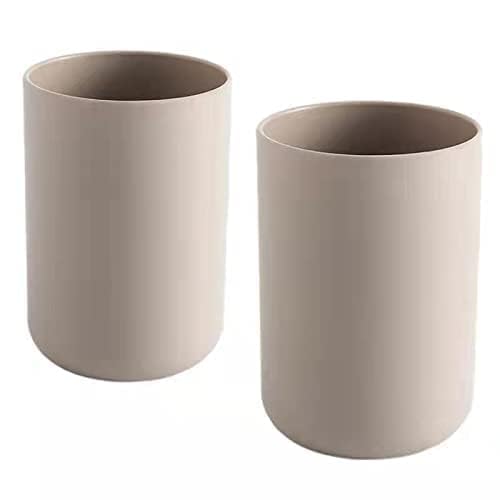 image for Wongwongcat Bathroom Tumblers 2Pcs, Mouthwash Cup, Toothbrush Holders,
