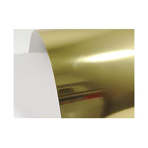 Netuno 10x cartón de espejo dorado A3 300g Cover