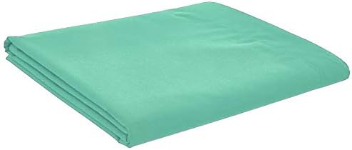 AmigoZone Easycare Pollycotton Percal Flat Sheet, Super King - Black