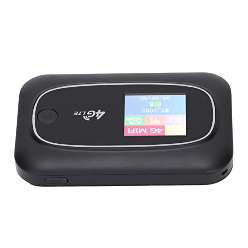 Image of Portable 4G LTE Travel Router with LED Display Compact WiFi Hotspot for Smartphones Laptops Compatible with Global SIM Cards