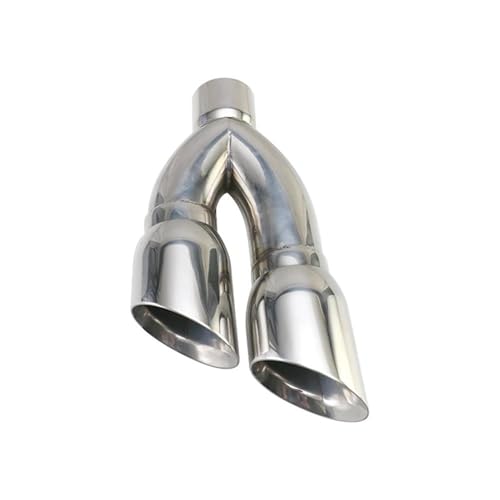 Tuyau d'échappement double 80 mm pour remplacer vos embouts d'origine usés et rouillés