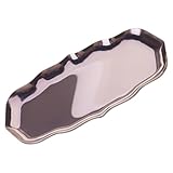 En acier inoxydable, ce plateau dispose d'une finition qui ajoute une touche de sophistication à votre intérieur. Utilisez-le pour organiser soigneusement vos accessoires et petits articles