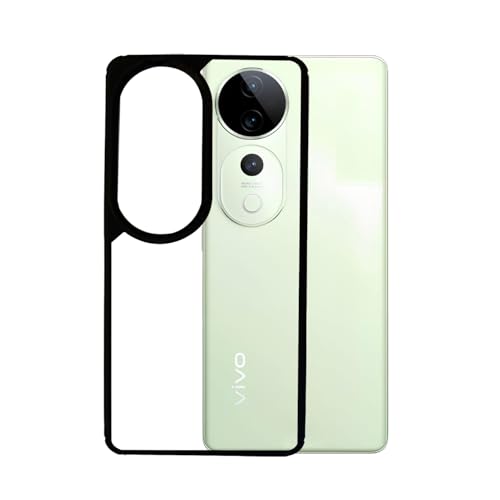 Image of AIBEX Crystal Clear Back Case Compatible with Vivo T3 Ultra 5G / Vivo V40 5G / Vivo V40 Pro 5G Back Cover Case | 360 Degree Protection | Shock Proof Design | Transparent Back Cover (PC & TPU)