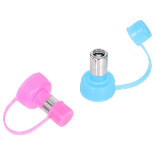 ifundom 2pièces Distributeur Eau Portable pour Chien et Chat avec Couvercle Kettle Suspendu Anti-Fuite pour Promenade et Voyage Plein Air