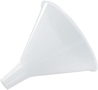 Grafco Funnels, 2 Oz Capacity, 2 3/4" Top Size, Wide Mouth Collector, Plastic Filter and Strainer, Lab Supplies, 3618A
