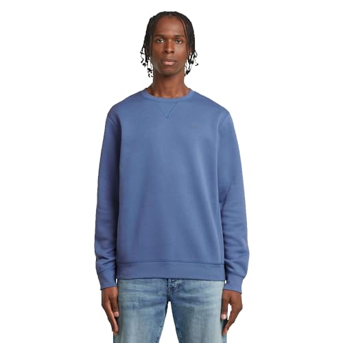 G-STAR Premium Core Sweater Sudadera, Azul (Dutch Blue D16917-c235-g989), M para Hombre