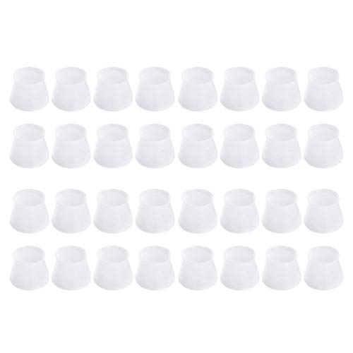 DOITOOL 50 Pcs Silicone Tampas de Perna Da Cadeira Móveis Rodada Pés Almofadas de Cadeira Cover- Ant
