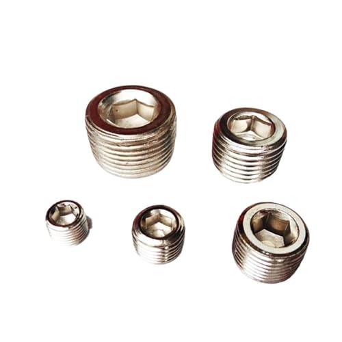 Tapón neumático NPT de cobre con conector hexagonal para zócalo modelo BD-01 3