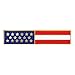 Police Officer Firefighter USA US American Flag Unifom Medal Pin Bar GOLD