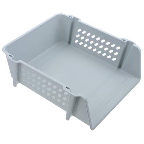 jojofuny Desktop Cosmetic Shelf Stackable Sundries Rack Plastic Desk Organizer Caddy