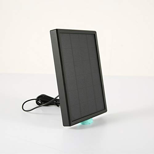 SANNCE Solar Panel Power Supply for Wireless Outdoor Rechargeable Battery Powered IP Security Camera,Support SANNCE Battery WiFi Camera (Camera Not Included)