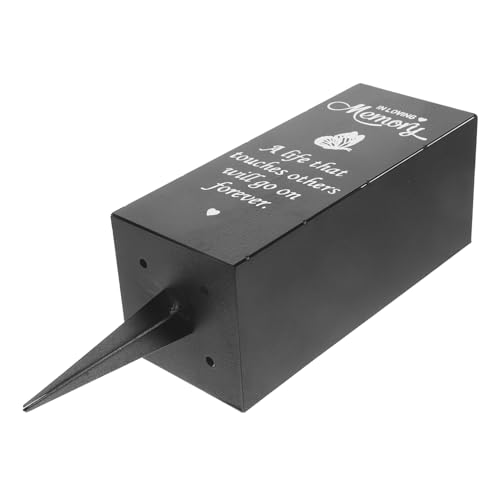 COOPHYA Vase Funéraire Métal pour Arrangements Floraux Support pour Cimetière Résistant Aux Intempéries pour Décorations De Et Événements