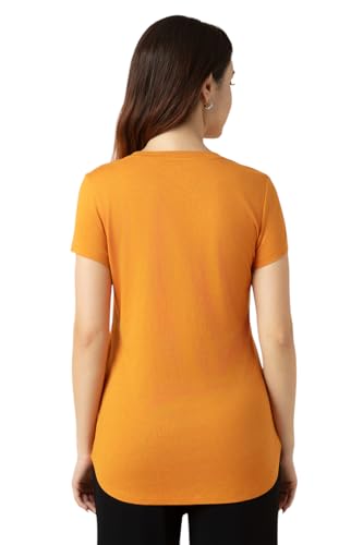 Image of Van Heusen Women's Cotton Regular Fit T-Shirt