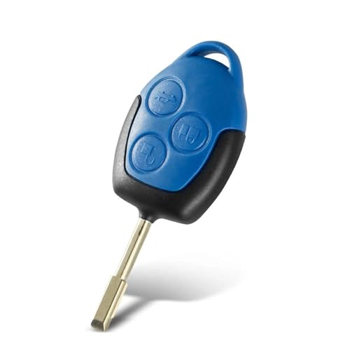 Coque clé voiture compatible Ford Transit - Boîtier de remplacement à 3 boutons - 3