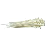70392 Draper 70392 - Bridas de nailon (3,6 x 150 mm, 100 unidades), color blanco