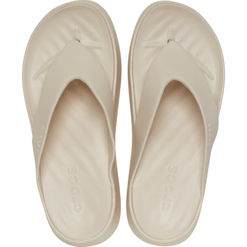 Crocs Women's フリップフロップ Getaway Platform Flip Stucco3