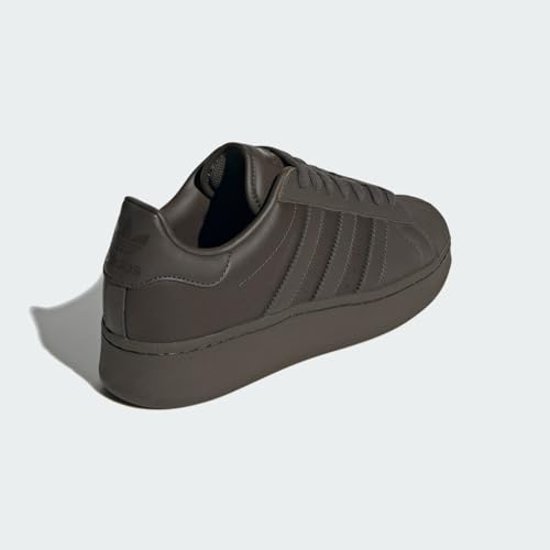 Image of adidas Superstar XLG Leather Unisex Shoes Size 13, Color: Shadow Olive /Shadow Olive /Core Black-Black