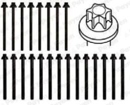 Kit tornillos culata Payen HBS114 junta de motor y recambio de bloque
