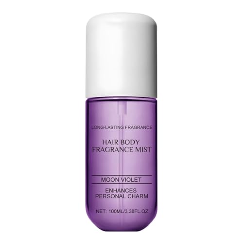 Spray corporal, 100 ml, aroma de flores de violetas de larga duración para el cabello, perfume corporal para mujer, para hombres, baño, viajes, piel, belleza, citas en casa