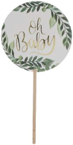 Oh Baby Cupcake Toppers Baby Shower Party Supplies Picks 24 Count