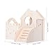 BESPORTBLE Hamster Maze House with Slide Multi Chamber Hideout for Animals Chew Hut Design Easy Hamsters Gerbils and Mice