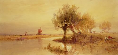 Tableaux peinture sur toile Norfolk Broads pour sublimer un mur vide