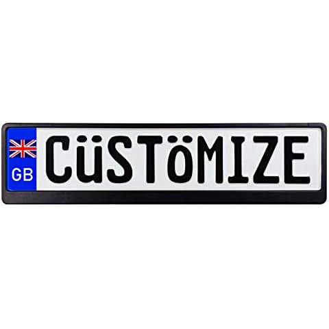 Great Britain Custom License Plate (Plate + Frame) Cover