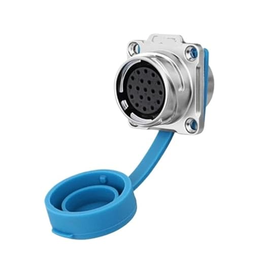 Connecteur femelle 19 broches circulaire IP67 contre l'humidité des boîtiers électriques externes