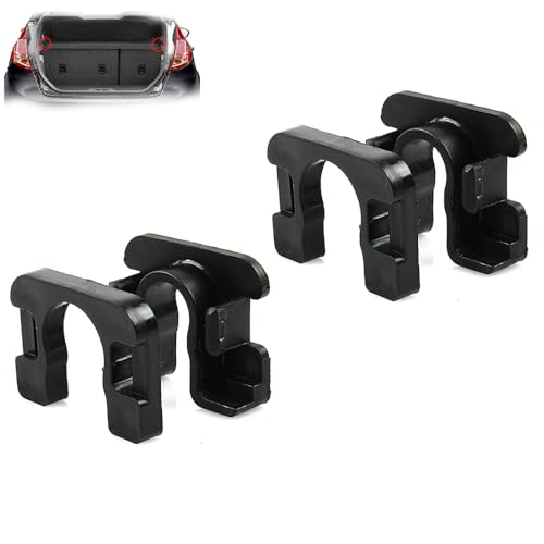 4 Clips De Fixation Pour étagère Arrière De Voiture - Compatibles Ford Fiesta Mk7/Mk8, Focus Mk3, Citroën C3, Nissan Qashqai J10