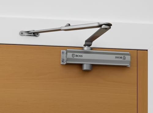Image of B BOSS Heavy Duty Door Closer Normal Arm Rack & Pinion Mechanism | Dual Speed Adjustable | No Oil Leakage - 2 Year Warranty - Made in India (45Kg Capacity Max Door Width 850mm)