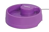 PetSafe Current Pet Water Fountain - Circulating Drinking Fountain for Cats and Dogs - Medium, Orchid, 80 oz Capacity Water Dispenser - Carbon Filter Included - Easy to Clean Design