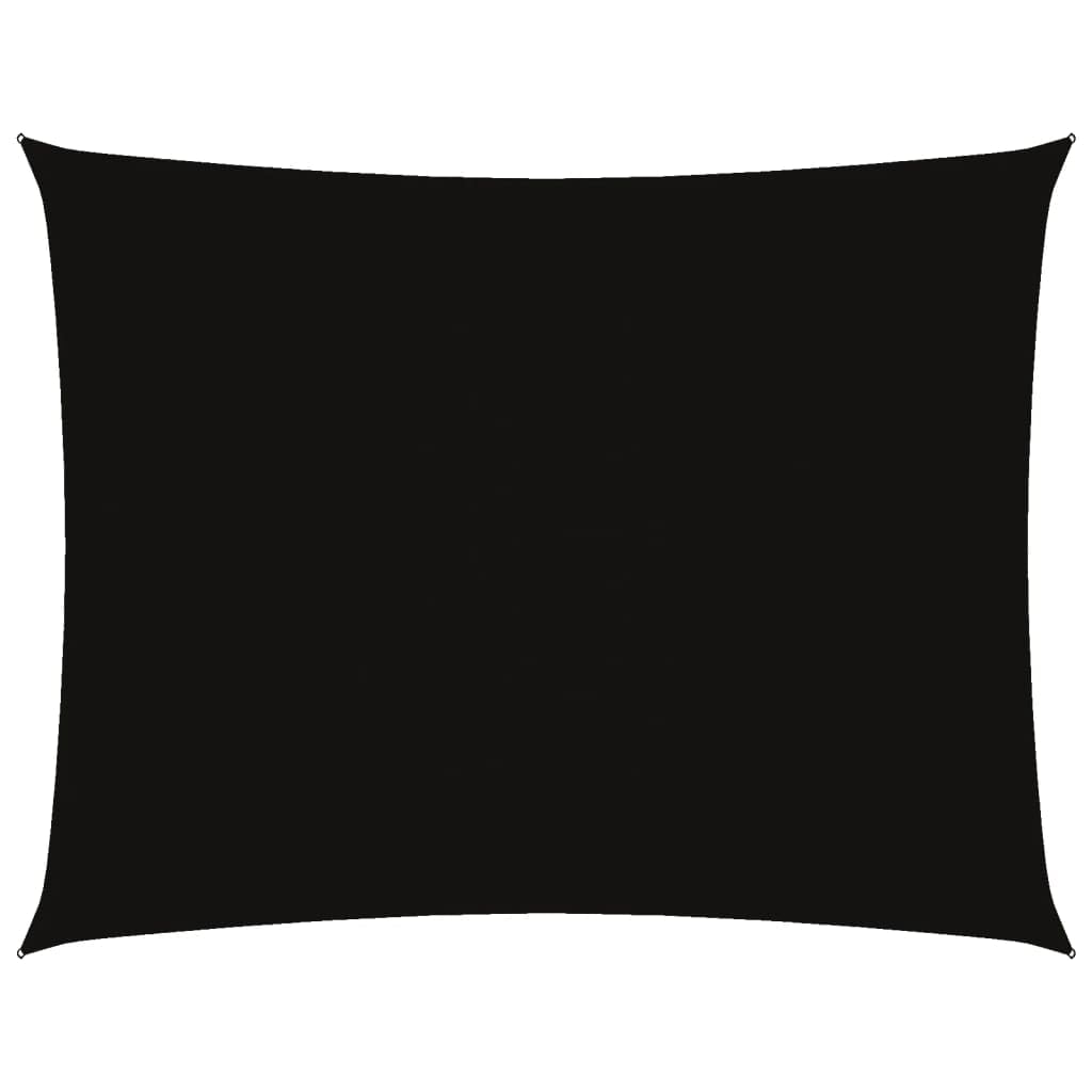 vidaXL Sunshade Sail Sun Sail Tarp Sunscreen Patio Shade Outdoor Sunshade Shade Canopy Garden Balcony Oxford Fabric Rectangular 5x7 m Black — image 1