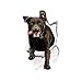 2 pezzi adesivi per auto cane 3D nero adesivi labrador per parete frigo wc labrador strappato strappato decalcomania 13 cm x 8 cm adesivo auto decorazione adesivo decalcomania auto