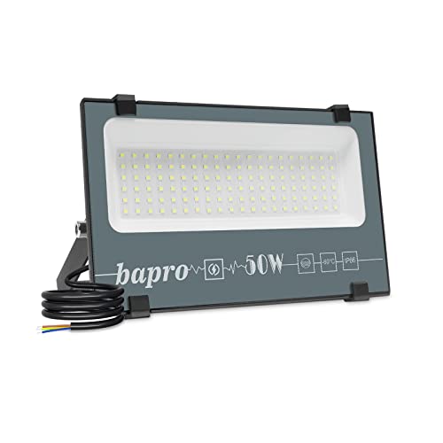 50W Projecteur LED Extérieur, 5000LM Éclairage de Sécurité Extérieur, Blanc Chaud 3000K économiseur LED éclairage de Floodlight IP66 étanche Spot LED Extérieur pour Garages, Terrasses, Entrepôts Cover