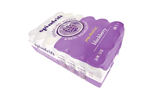 image for Spindrift Sparkling Water, Blackberry Flavored, Made with Real Squeeze