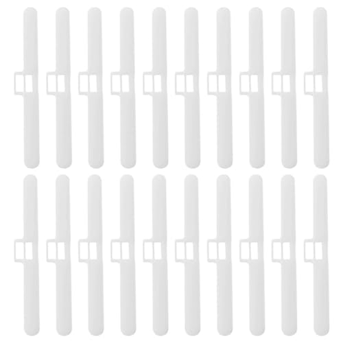 BESPORTBLE 20 Piezas Pieza para Colgar Cortina Soporte para Persianas Verticales Clips De Cenefa para Persianas Verticales Ahorradores De Paletas De Reparación De Persianas El Plastico