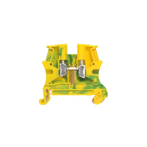 037171 Legrand Borne de jonction vert jaune à vis Viking 4mm² - pas 6mm - 1 jonction: 1 entrée 1 sortie