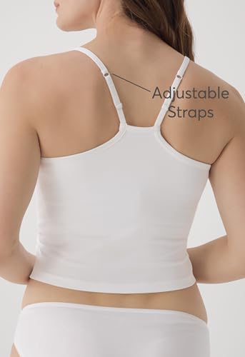 Image of Pact Organic Cotton Women's Everyday Shelf Bra Cropped Camisole