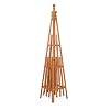 Wooden Obelisk Trellis The Ideal Support for Indoor and Outdoor Gardens Perfect for Tomatoes Cucumbers and Climbing PlantsCan Also be Used as a Background Decoration