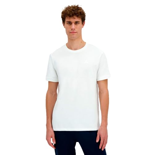 Le Coq Sportif Herren ESS T/T Tee Ss N°1 M New Optical White Unterhemd, L