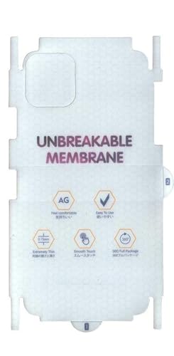 Image of Back Screen Protector - Unbreakable TPU Scratch Guard, Full Fit, Case-Friendly (Back & Side) for iPhone 11 Pro Max