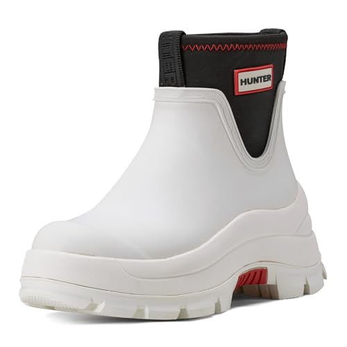 Hunter Women's Eloise, Ivory/Black, 11 Medium