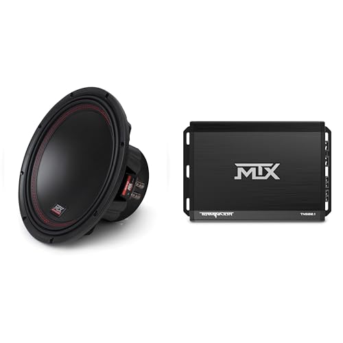 MTX Terminator 500-Watt RMS 2? Mono Block Class D Amplifier and MTX Audio 5510-44 55-Series 10