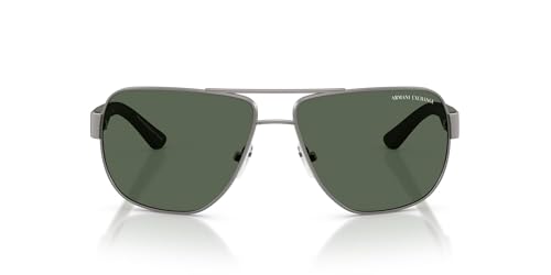 Image of Armani Exchange Mens AX2012S Rectangular Sunglasses
