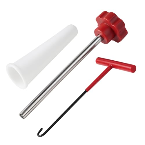 Image of 3PCS Tire Valve Stem Tool Kit Replacement Installation Set Red